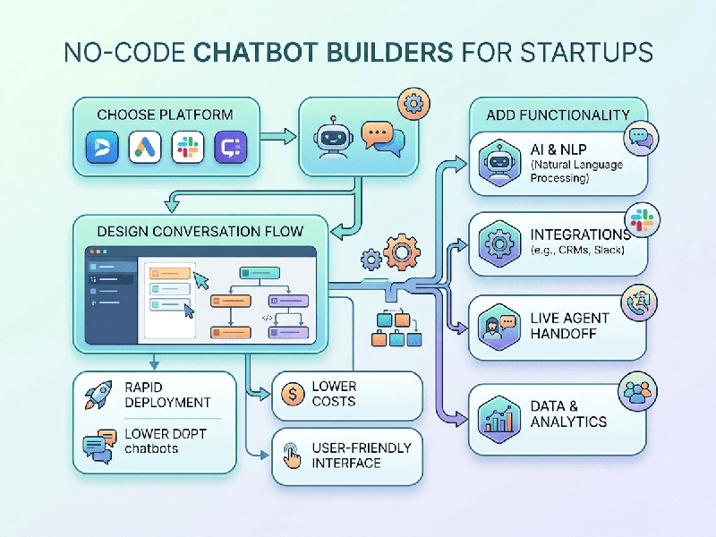No-Code Chatbot Builders for Startups