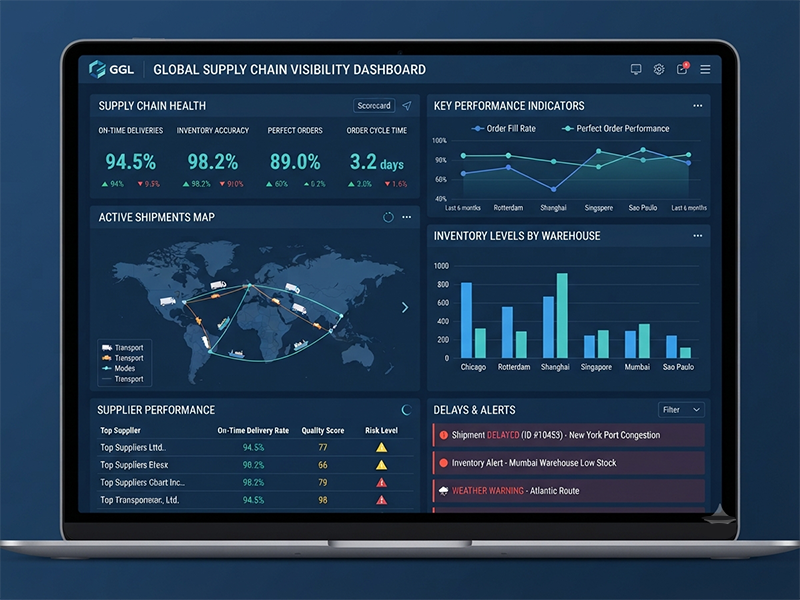 Supply Chain Visibility Dashboards