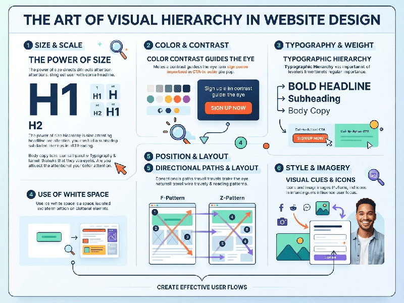 Visual Hierarchy in Website Design