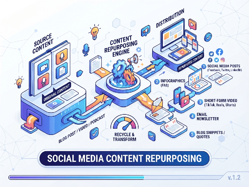 Social Media Content Repurposing