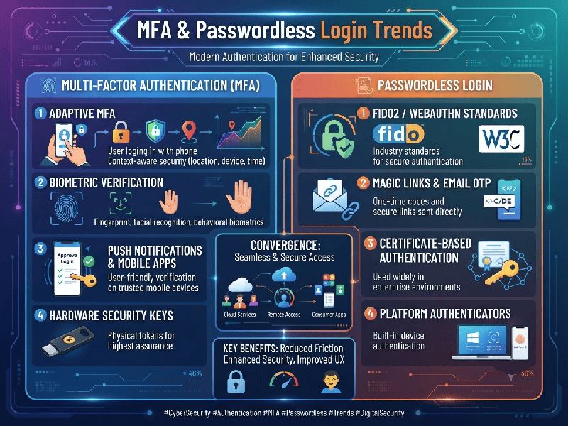 MFA & Passwordless Login Trends