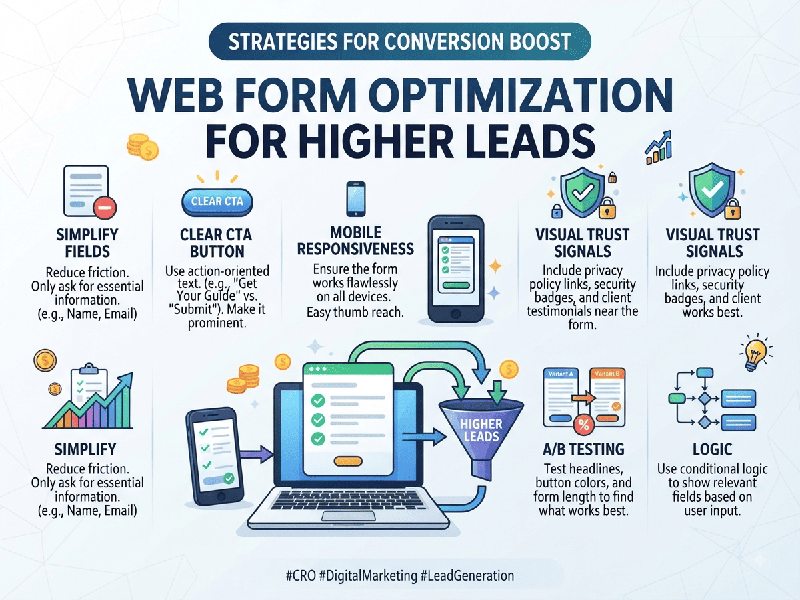Web Form Optimization for Higher Leads