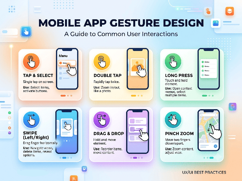 Mobile App Gesture Design