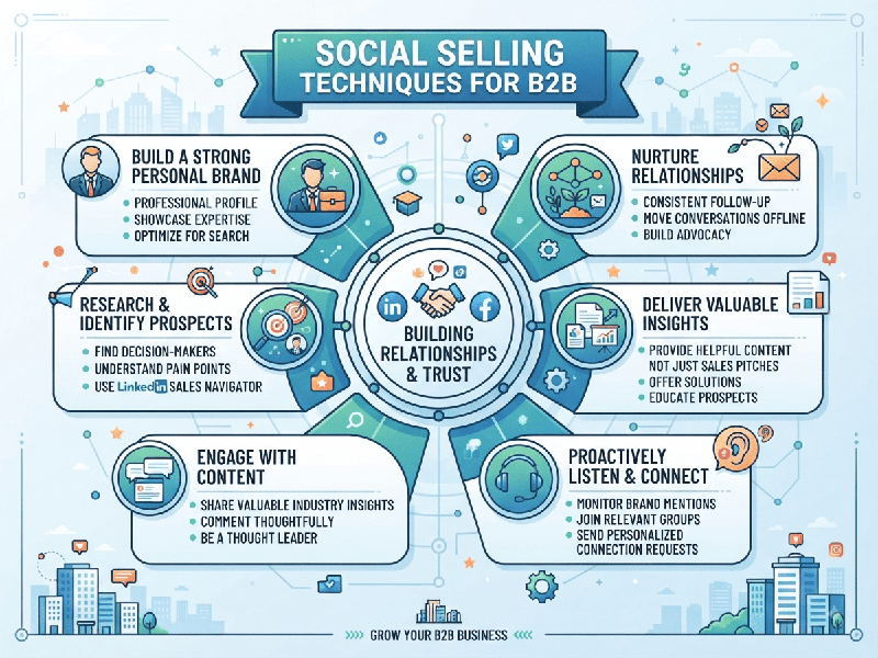 Social Selling Techniques for B2B