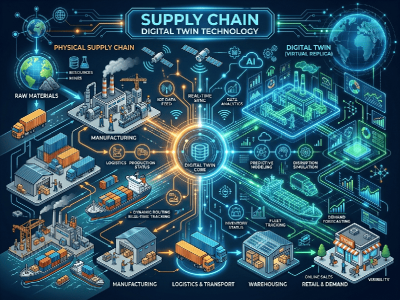 Supply Chain Digital Twin Technology