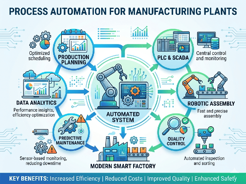 Process Automation for Manufacturing Plants