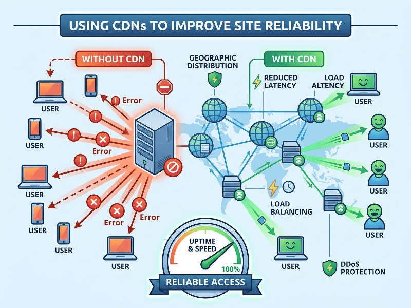Using CDNs to Improve Site Reliability