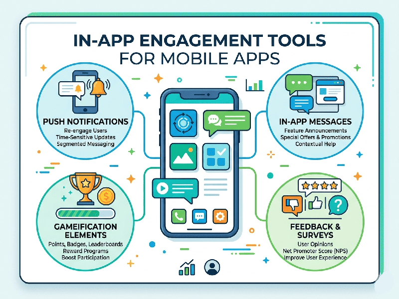 In-App Engagement Tools for Mobile Apps