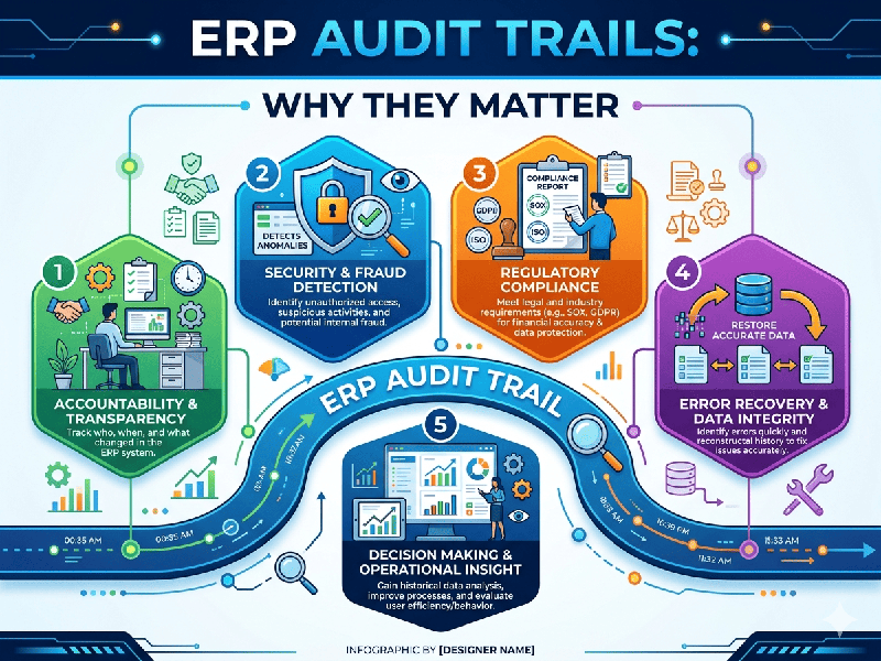 ERP Audit Trails: Why They Matter