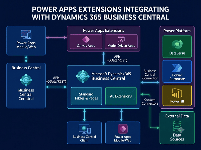 Power Apps Extensions for Business Central