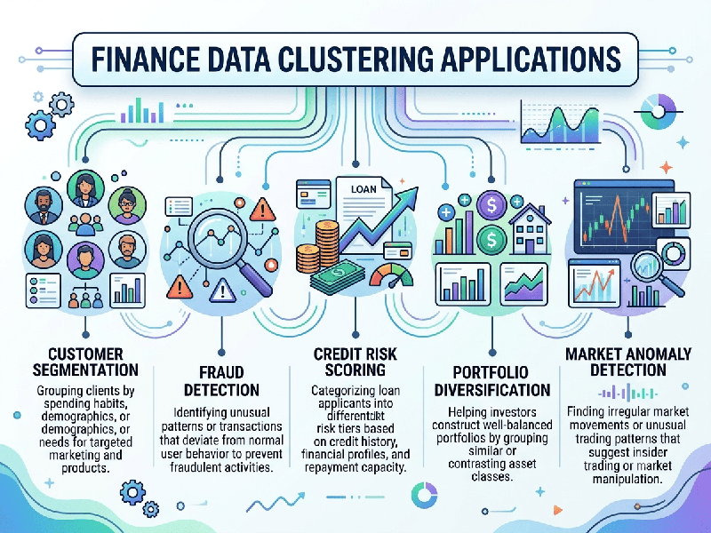 Finance Data Clustering Applications