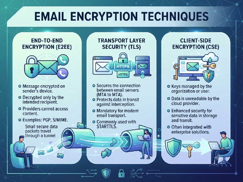 Email Encryption Techniques