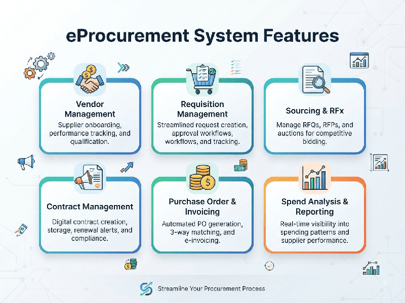 eProcurement System Features