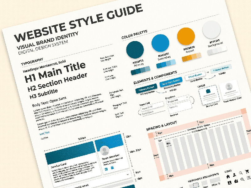 Website Style Guide Creation