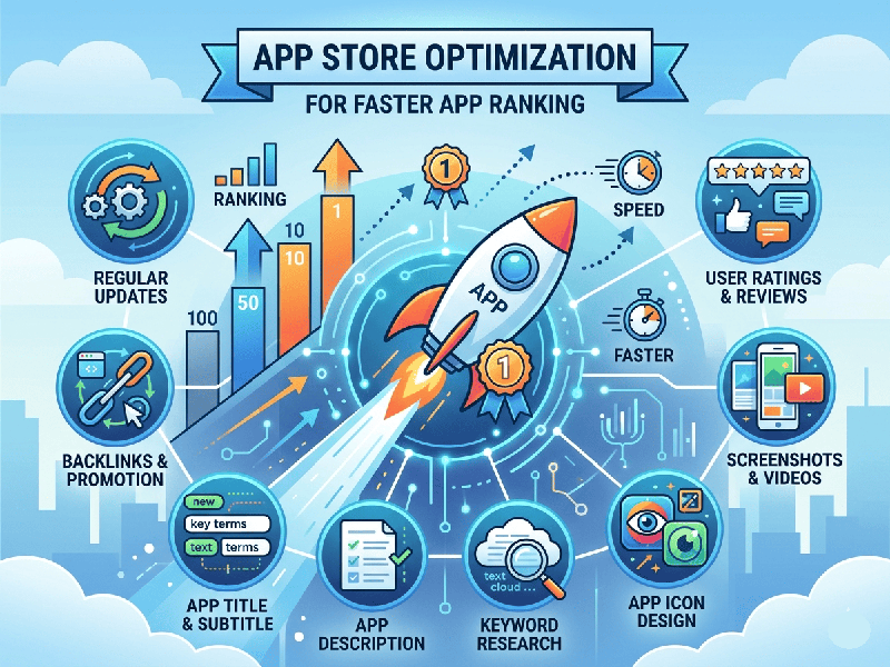App Store Optimization for Faster App Ranking