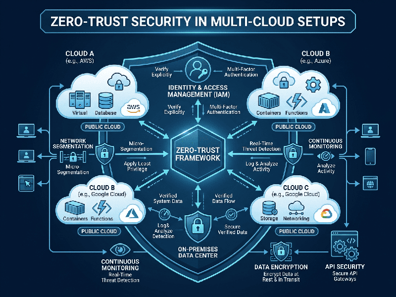 Zero-Trust Security in Multi-Cloud Setups