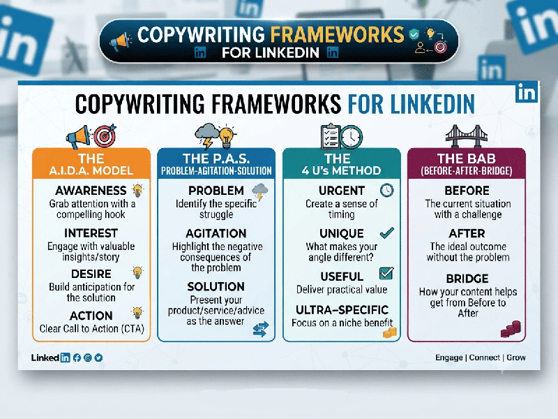 Copywriting Frameworks for LinkedIn