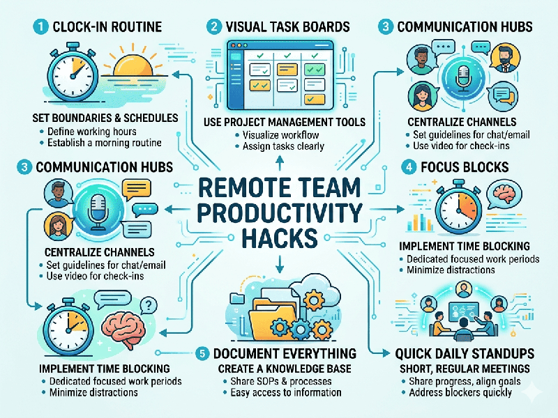 Remote Team Productivity Hacks