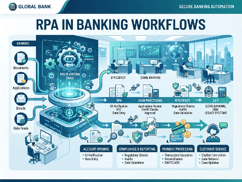 RPA in Banking Workflows