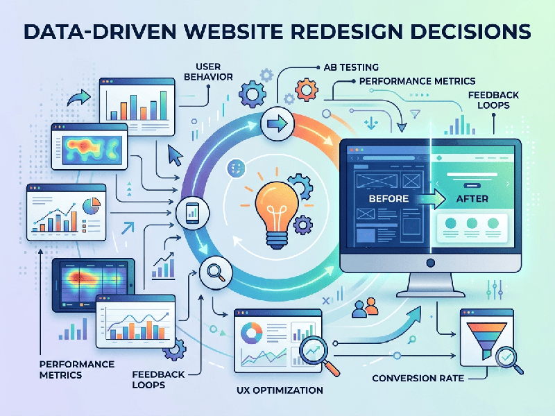 Data-Driven Website Redesign Decisions