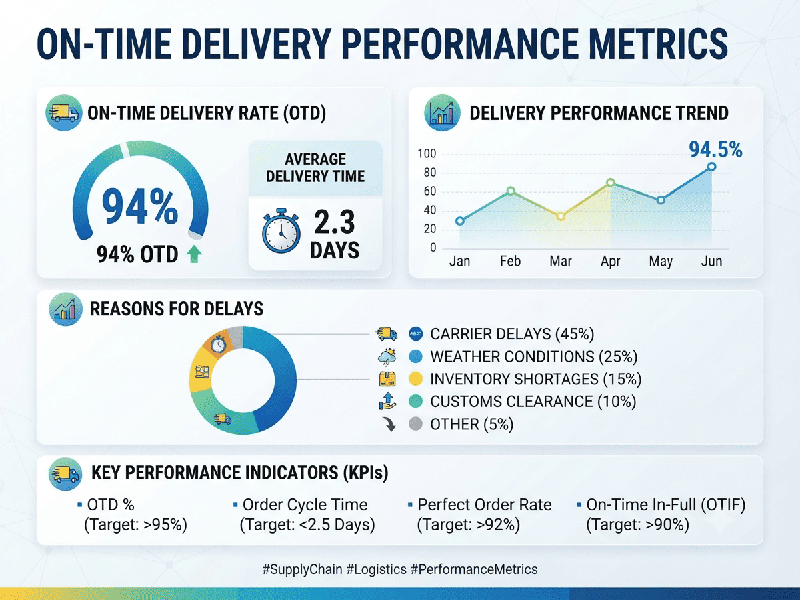 On-Time Delivery Performance Metrics