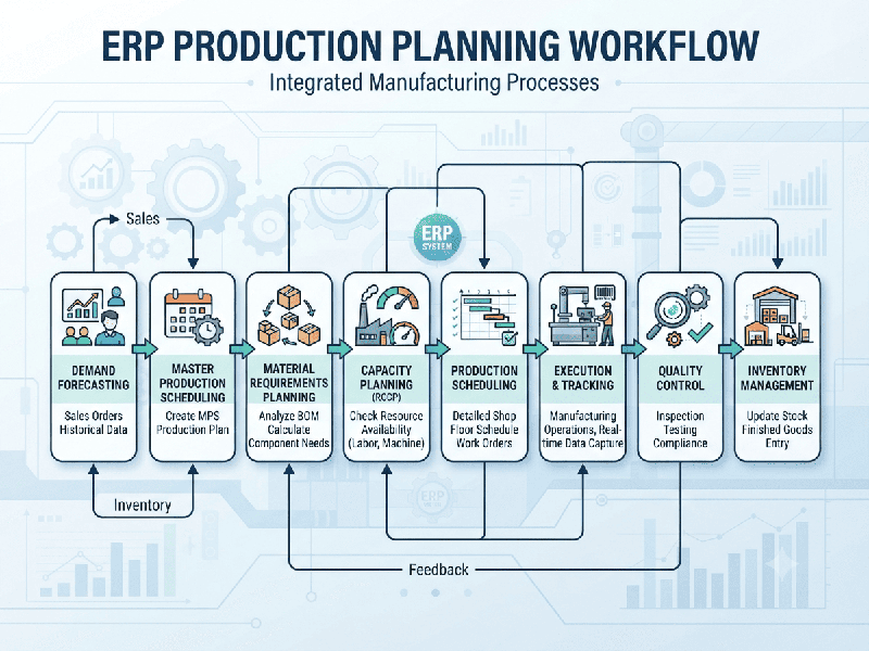ERP Production Planning Workflows