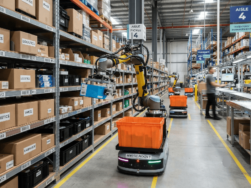 Robotic Picking Systems in Warehousing