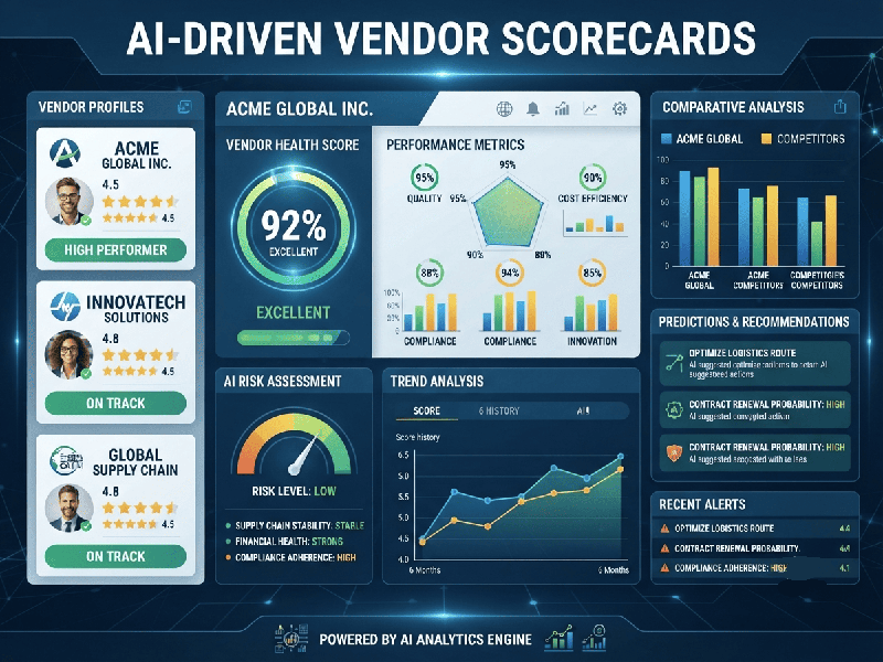 AI-Driven Vendor Scorecards