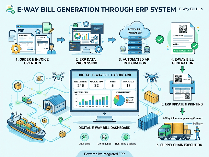 E-Way Bill Generation Through ERP