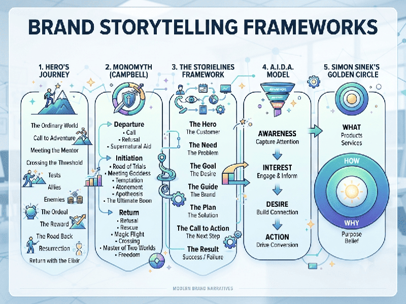 Brand Storytelling Frameworks