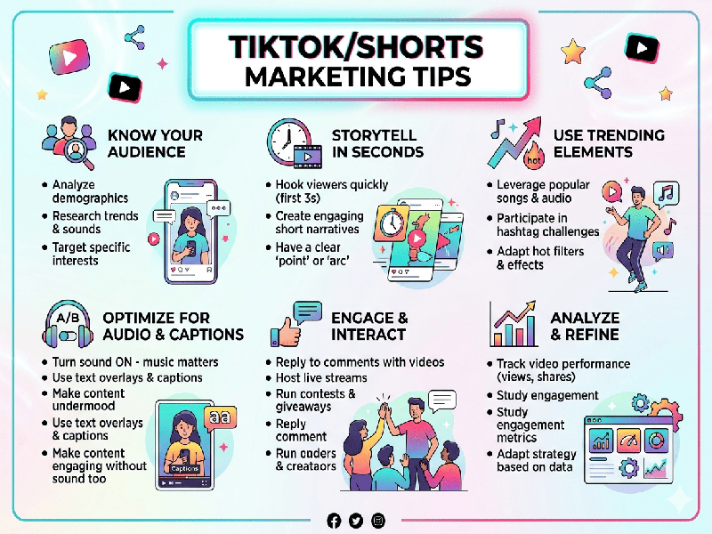 TikTok/Shorts Marketing Tips