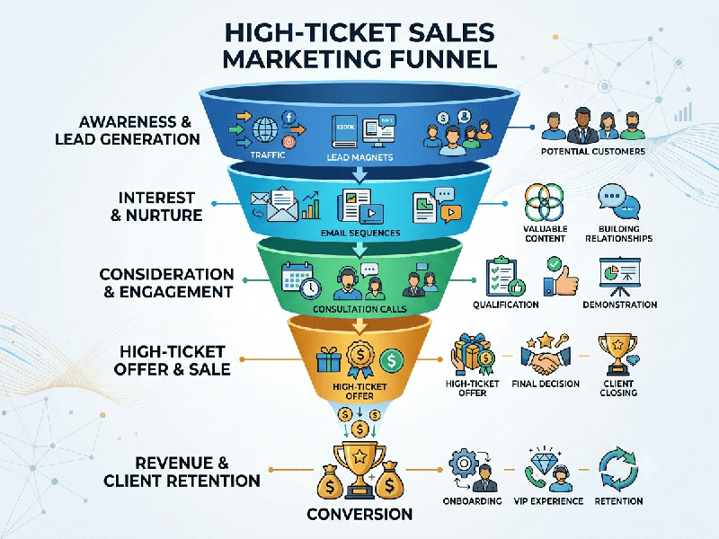 Marketing Funnels for High-Ticket Sales