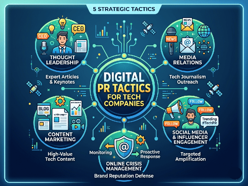Digital PR Tactics for Tech Companies