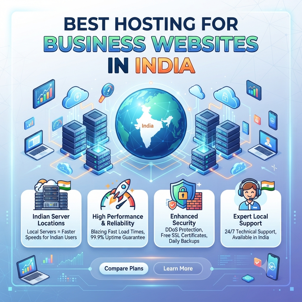 Best Hosting for Business Websites in India