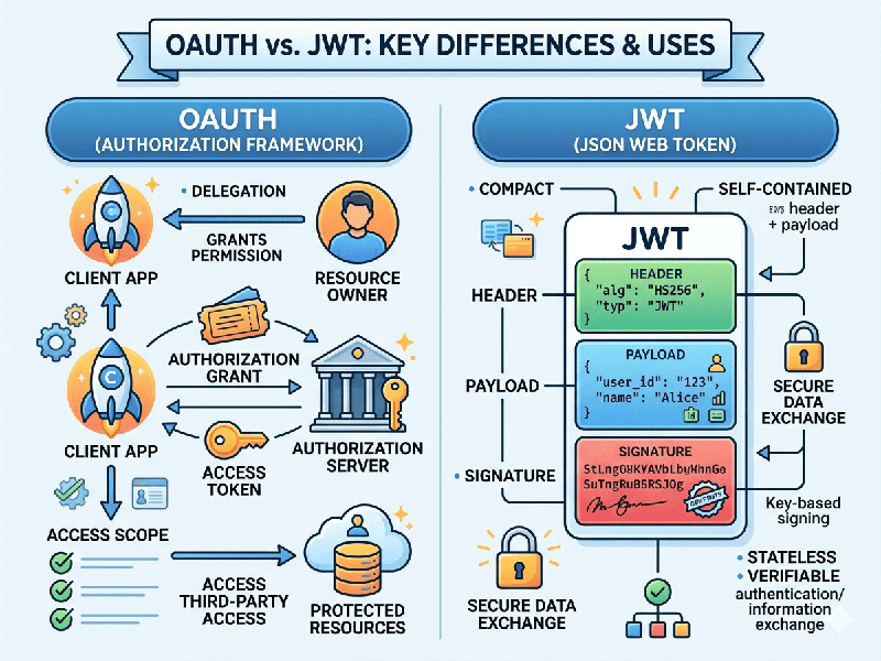 OAuth vs JWT Explained