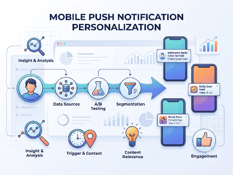 Mobile Push Notification Personalization