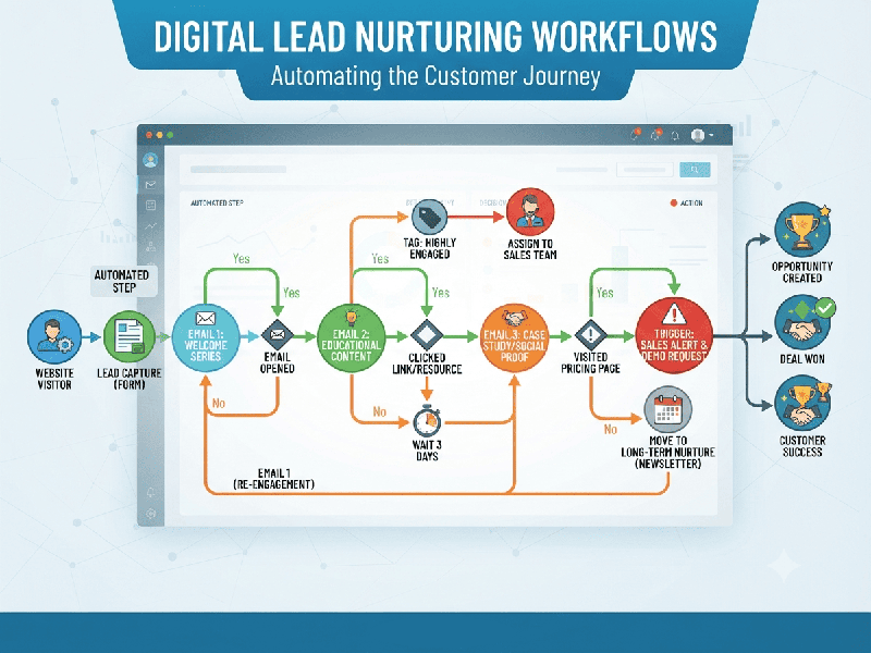 Digital Lead Nurturing Workflows
