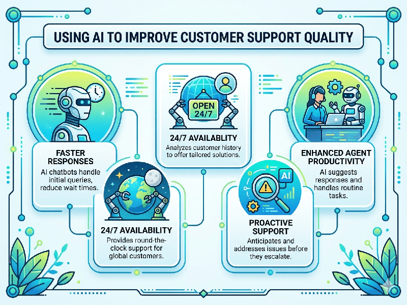 Using AI to Improve Customer Support Quality